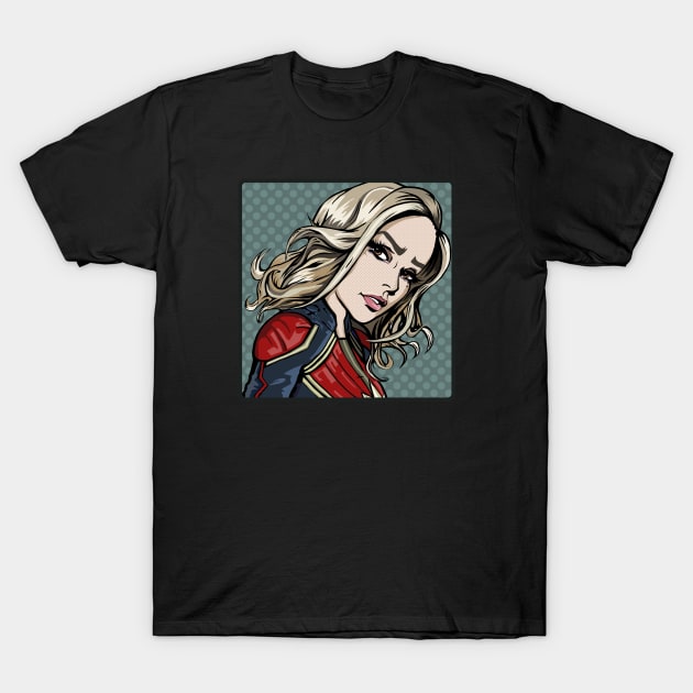 Girl With High-Tech Space Suit and Amnesia T-Shirt by FanboyMuseum